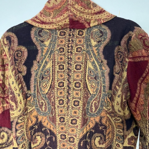 Vintage Canvasbacks Tapestry Blazer Jacket- Size 6 - Picture 6 of 8